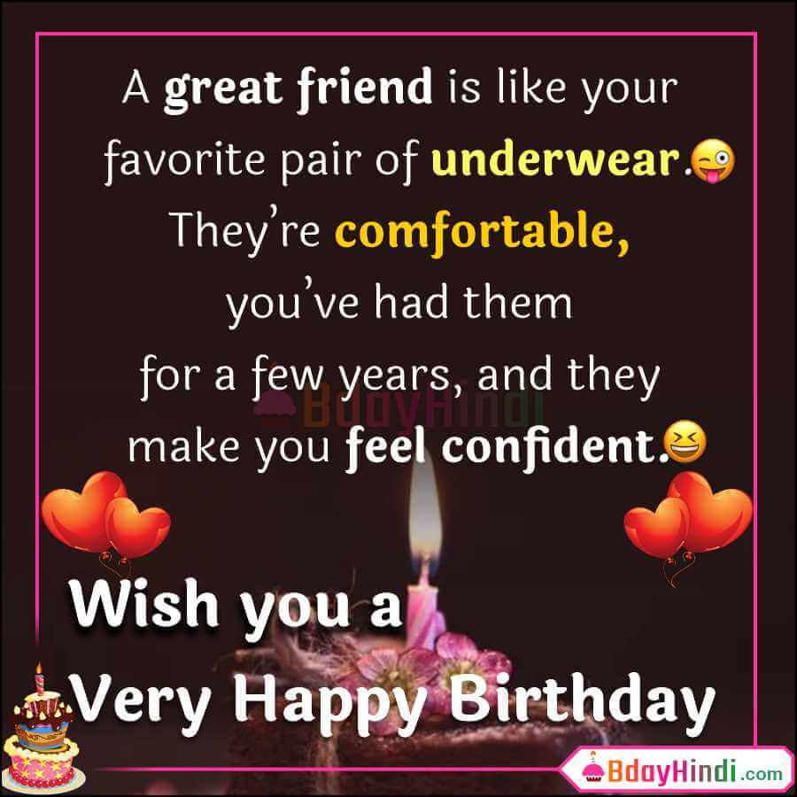 Funny Birthday Wishes For Best Friend Male